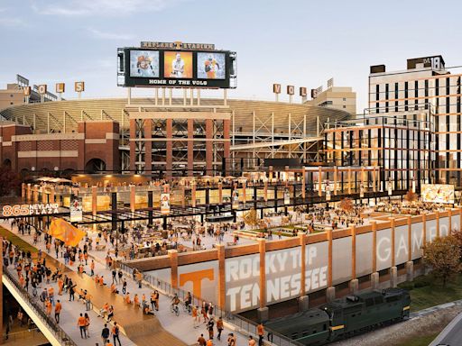 Neyland Stadium entertainment district will be big. It will change Tennessee game days forever