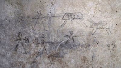 Feitos por crianças? Novos desenhos chamam atenção nas ruínas de Pompeia