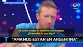 Coldplay en Argentina: el inesperado comentario de Chris Martin que hizo reír a Juana Viale
