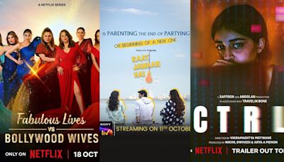 ‘CTRL’ to ‘Do Patti’: OTT’s upcoming exciting titles in October