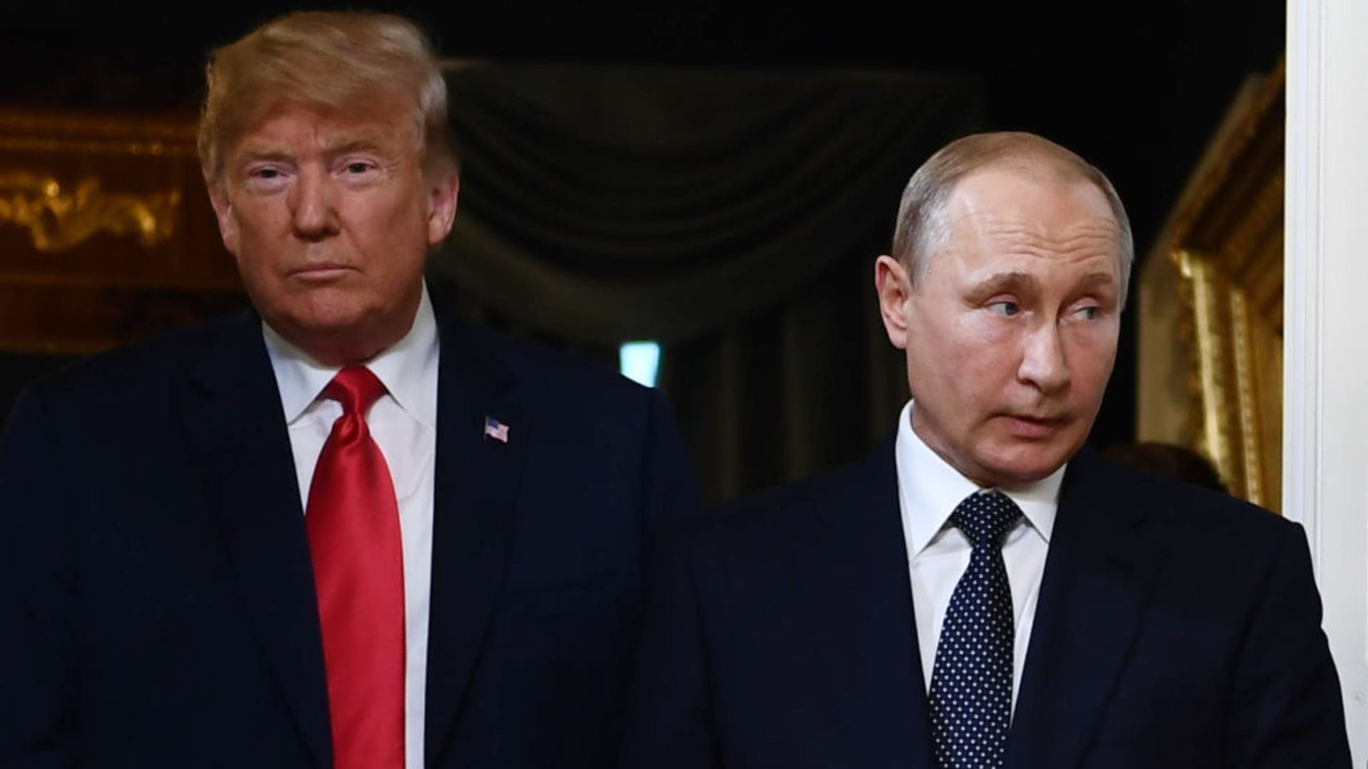 Putin says America is 'burning from the inside' and U.S. courts are being used by Trump's rivals