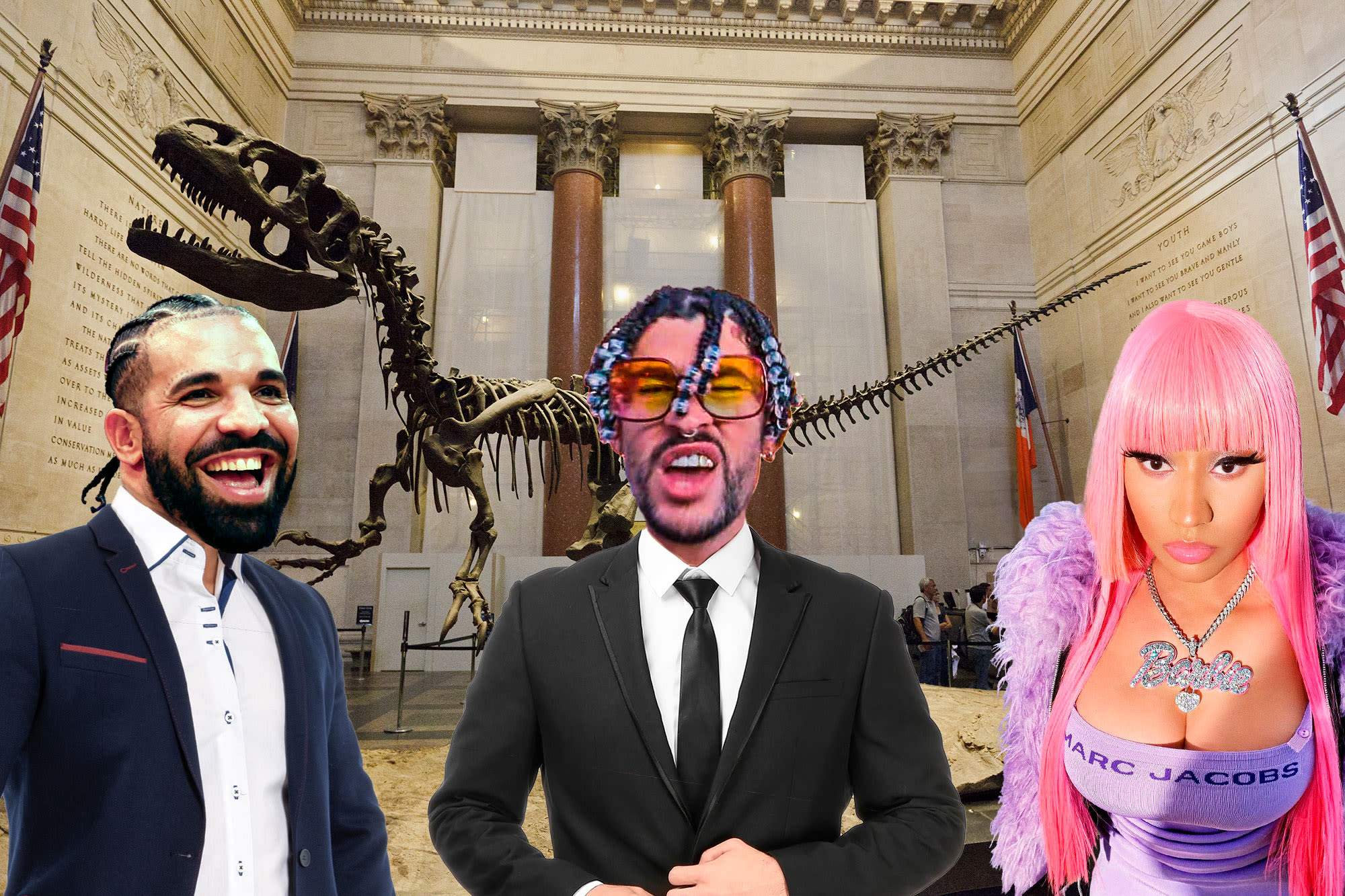 How Drake, Bad Bunny and Nicki Minaj became part of a new Natural History Museum exhibit