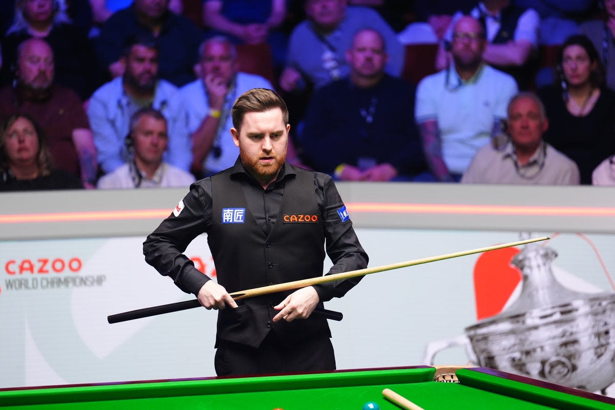 Jak Jones vs Kyren Wilson LIVE: World Snooker Championship final score and updates from day two