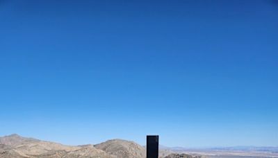 Gleaming monolith pops up in Nevada desert, the latest in a series of quickly vanishing structures