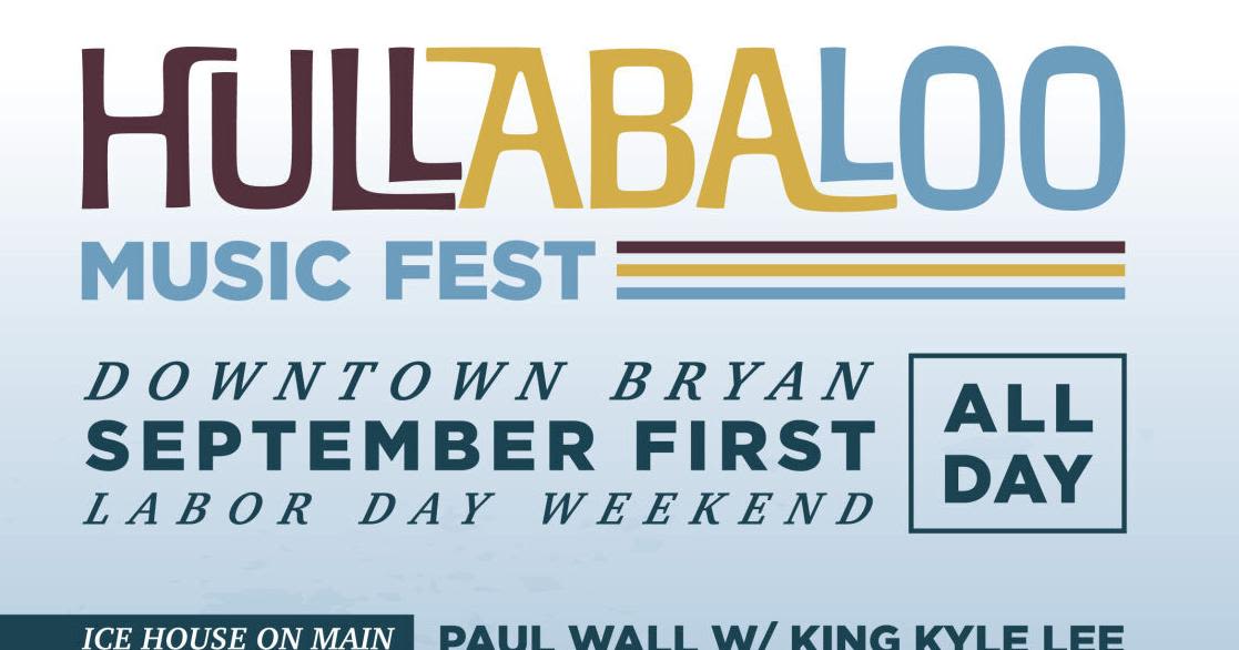 Paul Wall headlines Hullabaloo Music Fest lineup in Downtown Bryan this September