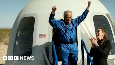 Decades after training, 90-year-old finally goes to space on Blue Origin flight