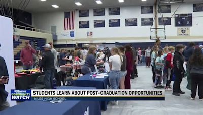 Niles High School students network with local professionals
