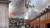 Smoke billows as fire breaks out at Copenhagen’s historic stock exchange