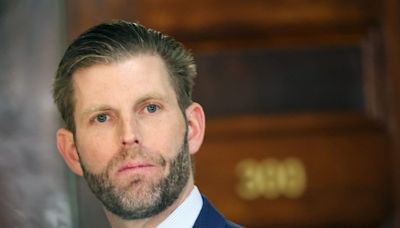 'Sending tremors across this country': Eric Trump defends father against 'legal lawfare' in NY fraud case