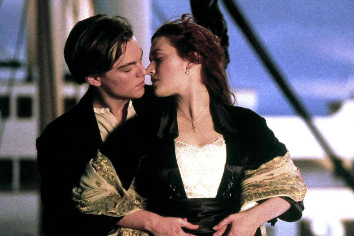 Kate Winslet says filming 'Titanic's "I'm Flying" scene was a "nightmare," jokes that kissing Leonardo DiCaprio "was not all it's cracked up to be"