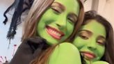 Hailey Bieber Kicks Off "Spooky Season" With Green Kylie Jenner and a Bathtub