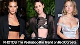 Gwen Stefani Puts Punk Rock Twists on Peekaboo Bra Layering Trends at CMA Fest 2024 With Blake Shelton and Machine Gun Kelly