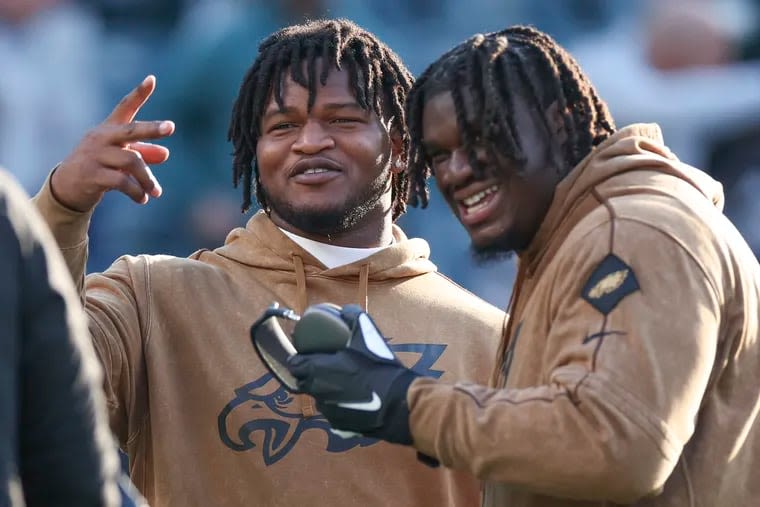 Eagles’ Jordan Davis and Jalen Carter ready to take on more: ‘They’re the future’