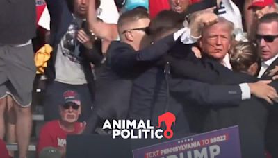 Hieren a Donald Trump en tiroteo durante acto de campaña en Pensilvania, Estados Unidos