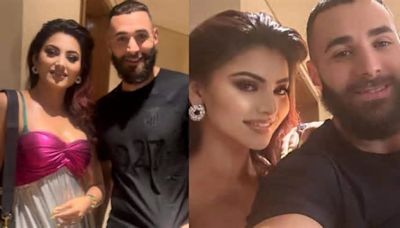 After rumours of dating Rishabh Pant, Urvashi Rautela shares cozy pics with international football player Karim Benzema