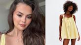 BRB, running to buy Selena Gomez’s butter yellow birthday playsuit