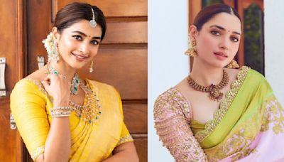 Tamannaah Bhatia to Rashmika Mandanna: 5 actresses who styled South Indian sarees, a perfect pick for the wedding season