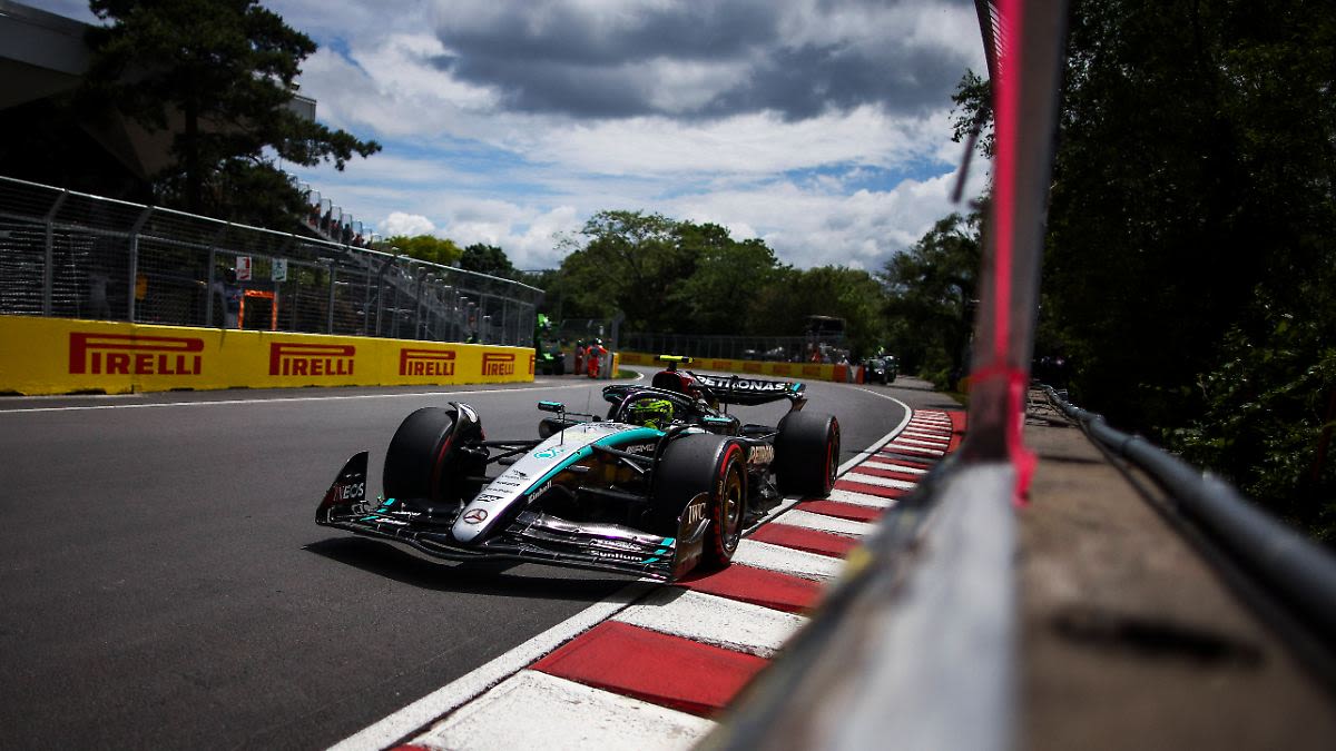 Suddenly Hamilton dominated Formula 1 practice in Canada