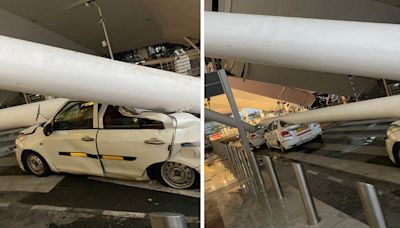 Delhi airport suspends departure operations after roof collapses due to heavy rainfall, 1 killed, 8 injured