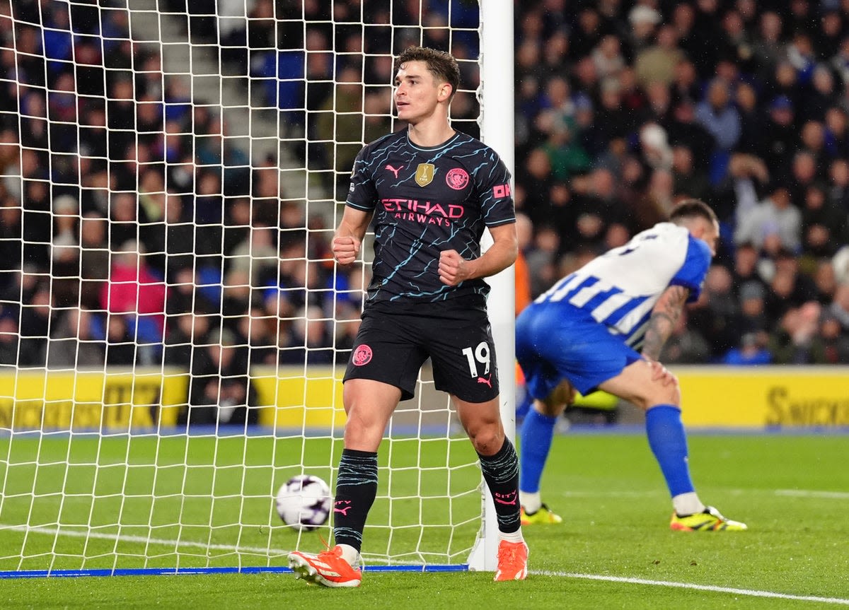 Brighton vs Man City highlights: Reaction as Guardiola sends title race warning to Arsenal