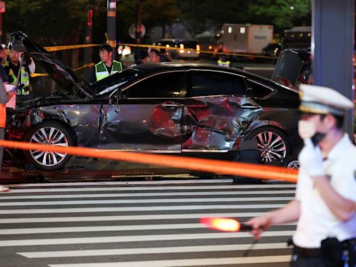 South Korea: Nine pedestrians killed in 'wrong way crash' on busy road in Seoul - driver investigated