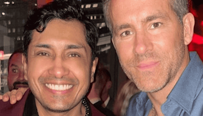 Tenoch Huerta, Ryan Reynolds y Hugh Jackman juntos en premiere de NY