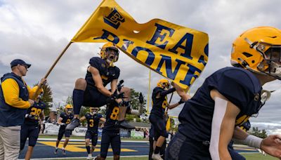 See photos as East Grand Rapids hosts South Christian in high school football