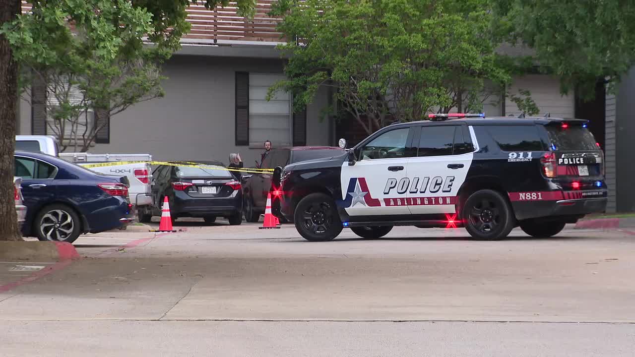 Arlington police release video of officer shooting knife-wielding man