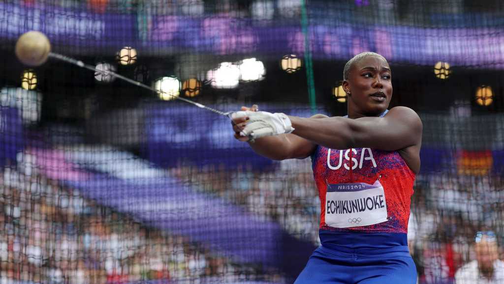 Watch: Echikunwoke makes history as first American woman to medal in hammer throw