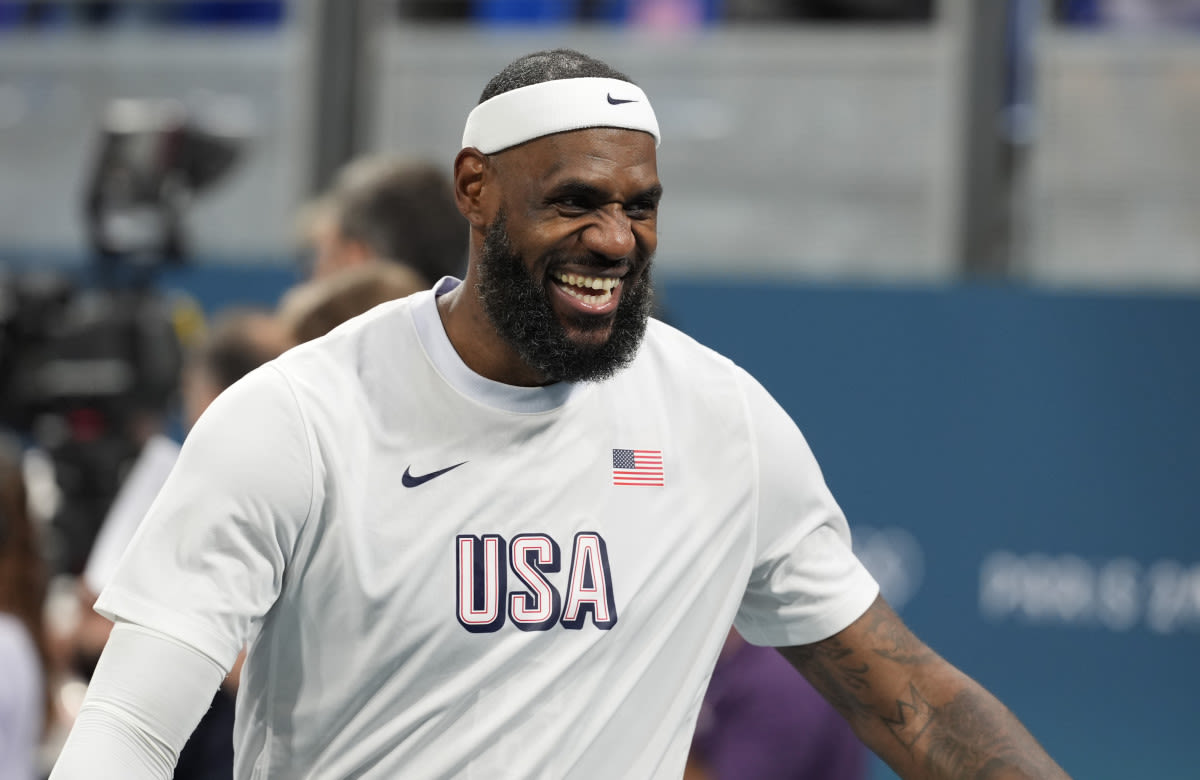 LeBron James In Disbelief Over New Video Of Steph Curry's Viral Olympic Shot