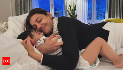 Kajal Aggarwal shares heartwarming moments with her two-year-old son, Neil | - Times of India