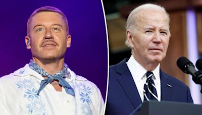 Rapper Macklemore says ‘f— no, I’m not voting for’ Biden in new anti-Israel song