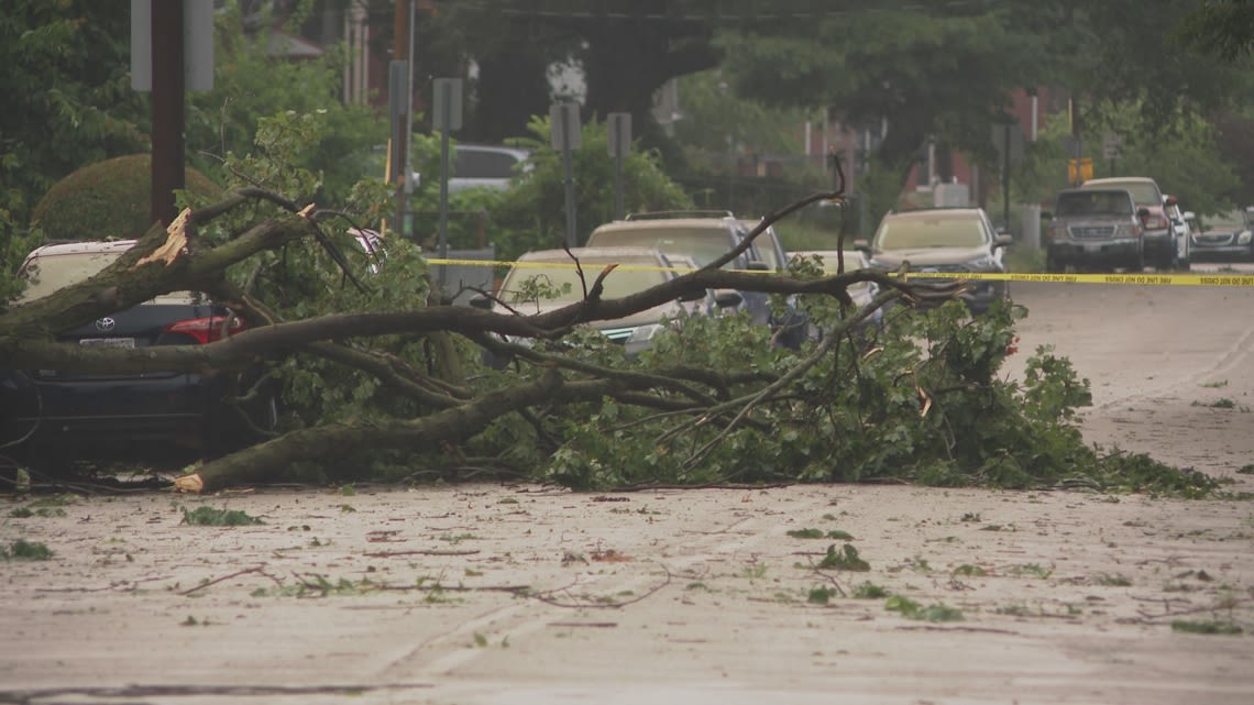 West Louisville communities continue tornado cleanup as remnants of Beryl roll through Kentucky, Indiana