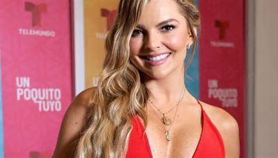 Marjorie de Sousa y su "pequeño galán" brillan durante evento de moda