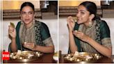 When Deepika Padukone celebrated the success of 'Padmaavat' with the media at a famous restaurant | Hindi Movie News - Times of India