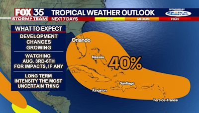 Tropical disturbance in Atlantic now has 40 percent chance of development: NHC