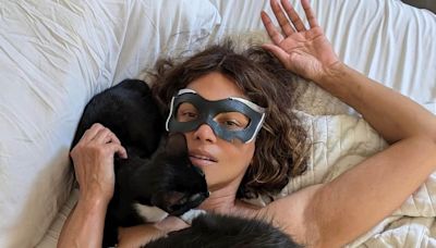 Halle Berry goes topless to celebrate 20 years of Catwoman