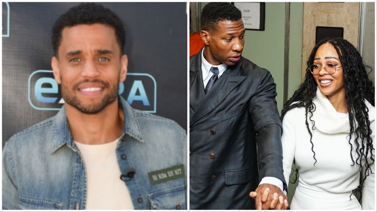 Fans Call Out 'Disrespect' as Michael Ealy's 'Menacing' Embrace of Meagan Good Appears to Have Boyfriend Jonathan Majors Fuming