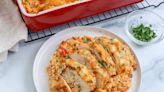 Smothered Queso Chicken Bake Recipe