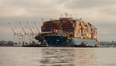 Cargo Ship That Crashed Into Baltimore Bridge Moves Back to Port