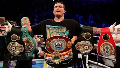 Usyk reveals why he could VACATE all heavyweight belts if he beats Fury