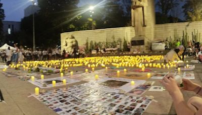 Mamás buscadoras protestan por sus desaparecidos en pleno Día de las Madres: “¡Justicia!”