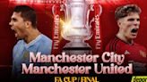 Manchester City vs Manchester United EN VIVO vía ESPN por la final de la FA Cup