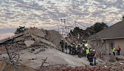 南非一在建公寓樓倒塌 已6死 數十人下落不明