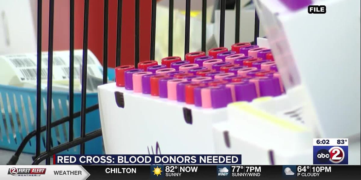 American Red Cross looking for blood donations ahead of Fourth of July donation dip