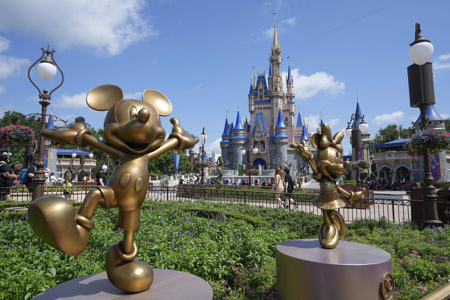 At Disney World, adult visitors increasingly mix remote work and play