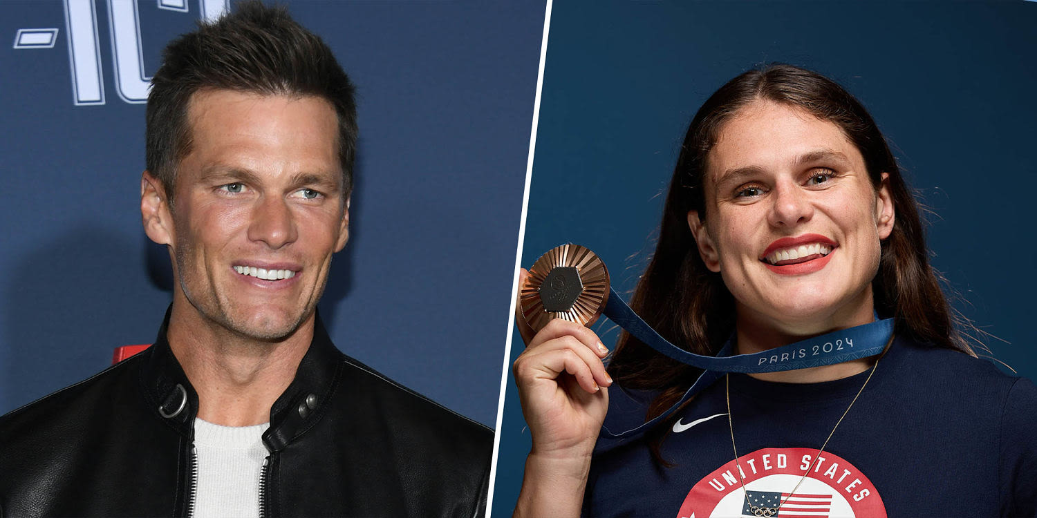 2 GOATs, 1 epic selfie: See video of Olympic rugby phenom Ilona Maher posing with Tom Brady