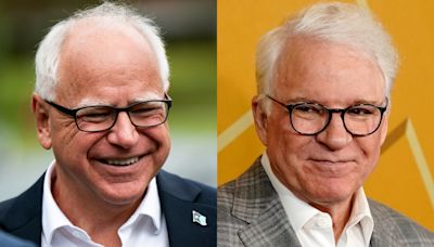 Steve Martin's out on playing Tim Walz. Jim Gaffigan, you're up