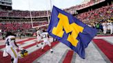 The flag Michigan football planted at Ohio State after 2022 win is now on display