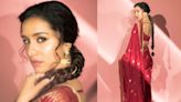 Shraddha Kapoor Is The Stree In Masaba Gupta Designed Red Banarasi Saree - News18